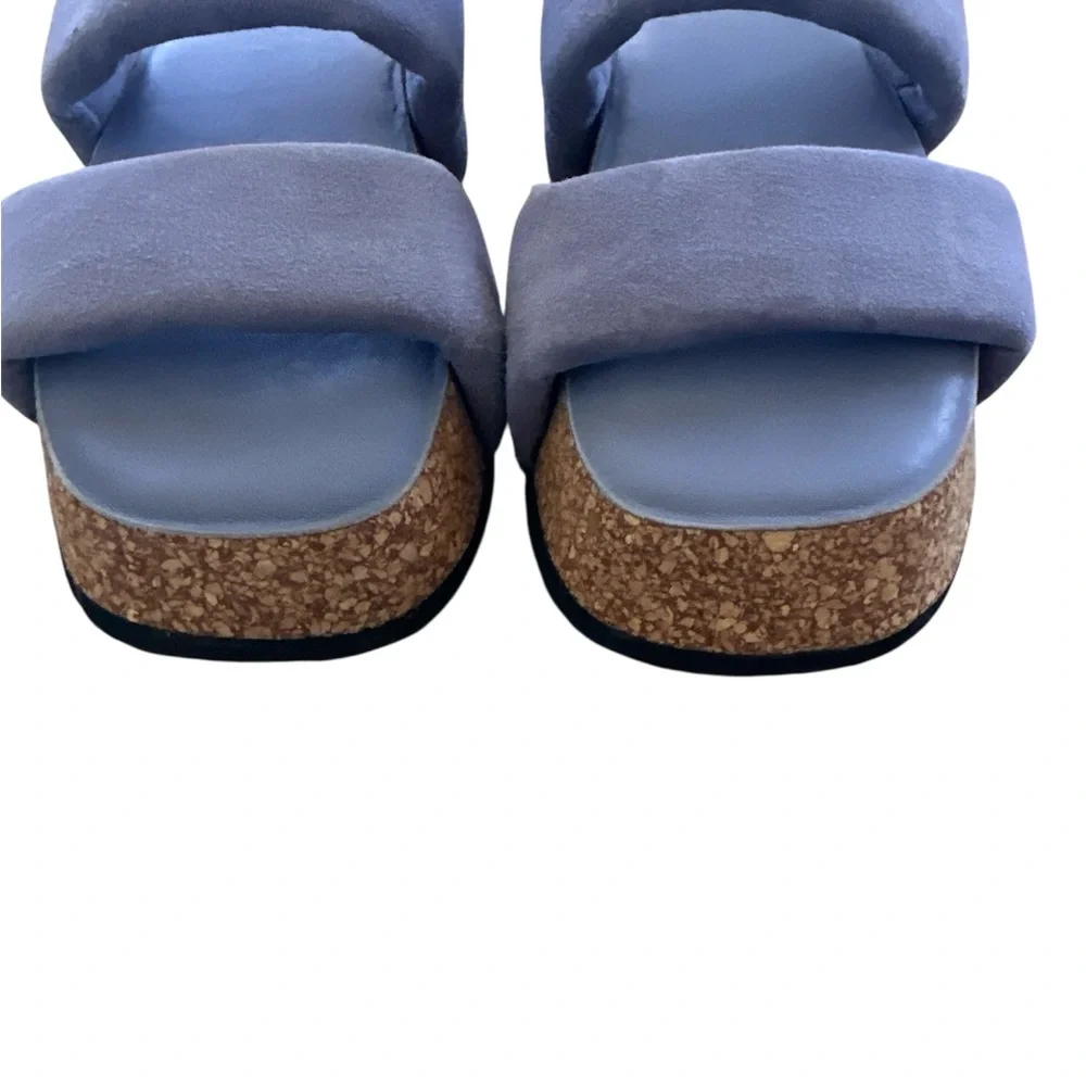 Free People Fairmount Flared Sandals - color~Seascape 7.5 boho chic - Picture 6 of 7